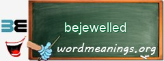 WordMeaning blackboard for bejewelled